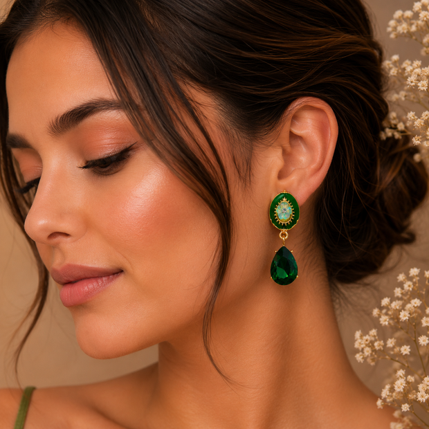 Glass Collection Earrings -435