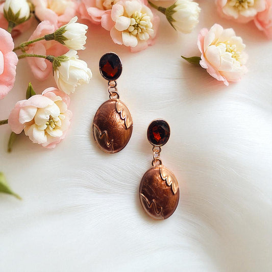 Enamel Earrings - 953