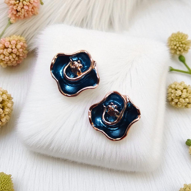 Enamel Earrings - 946
