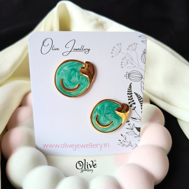 Enamel Earrings-1458