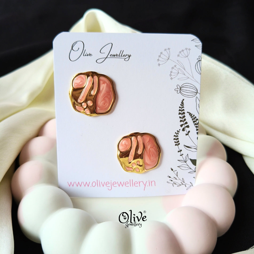 Enamel Earrings -1463