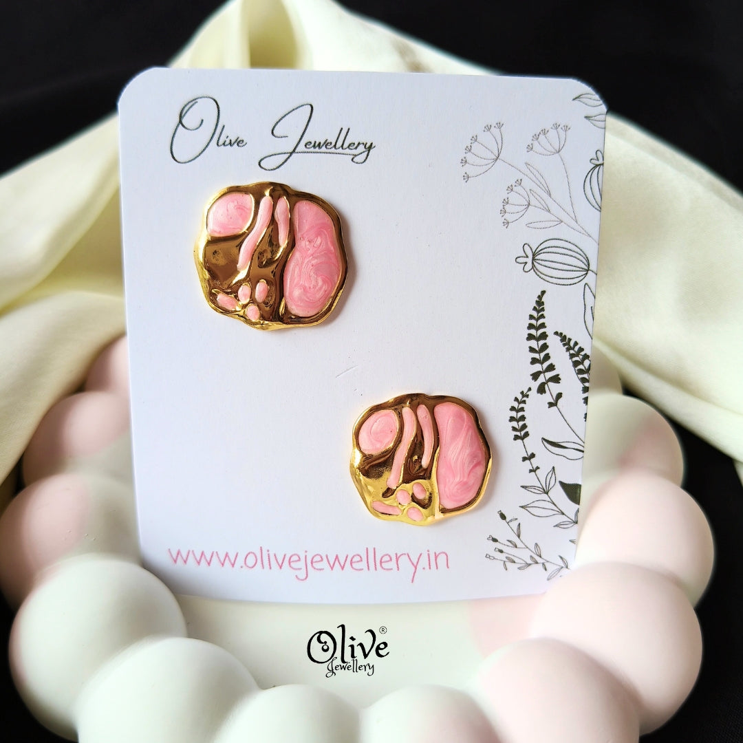 Enamel Earrings -1463