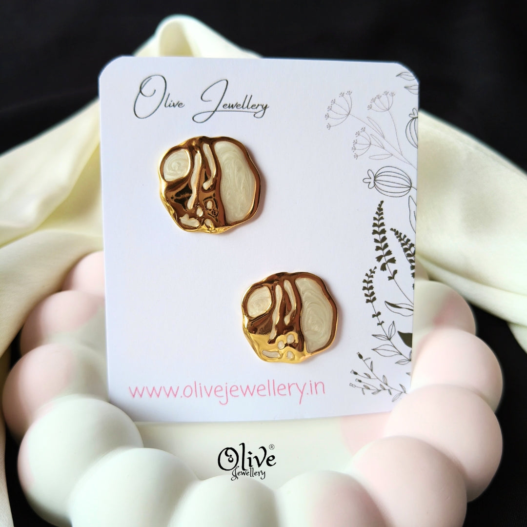 Enamel Earrings -1463