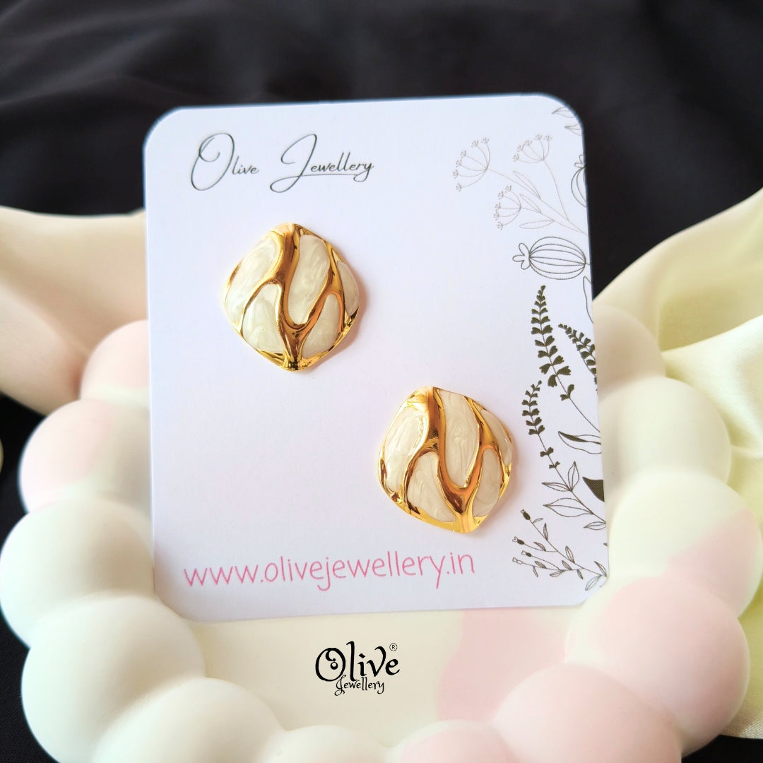 Enamel Earrings -1468