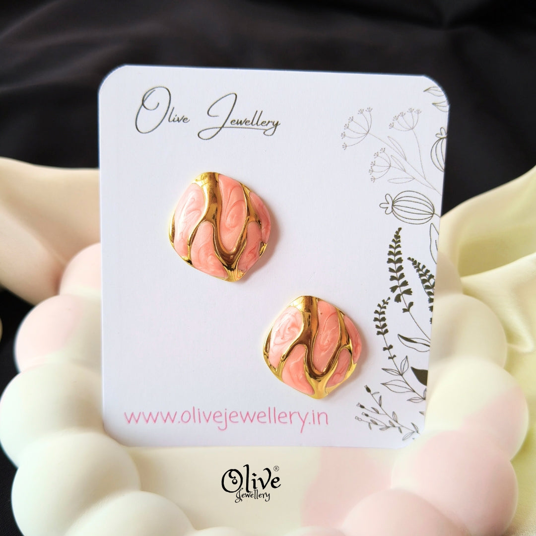 Enamel Earrings -1468