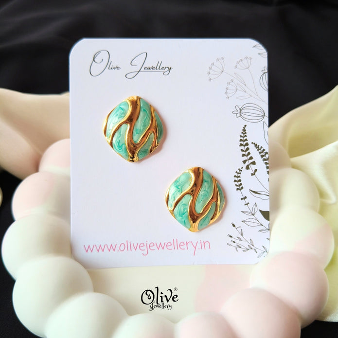 Enamel Earrings -1468