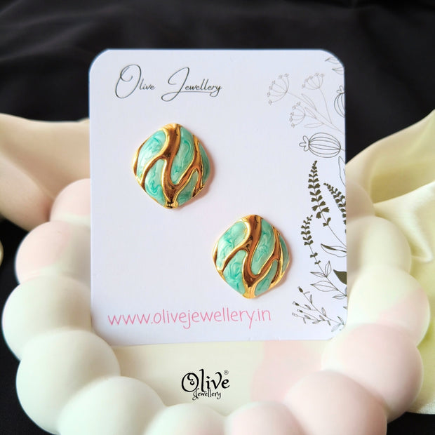 Enamel Earrings -1468