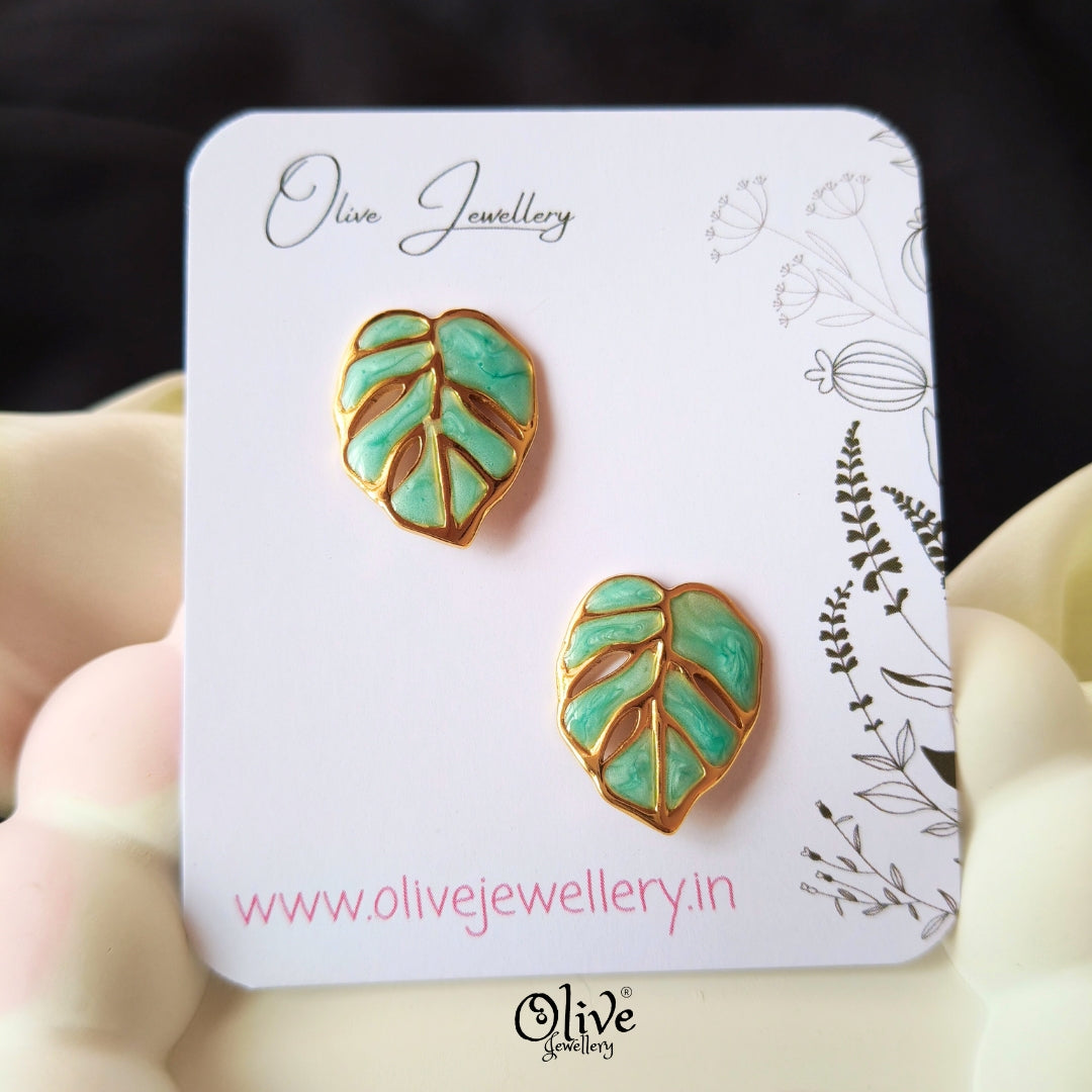 Enamel Earrings -1473