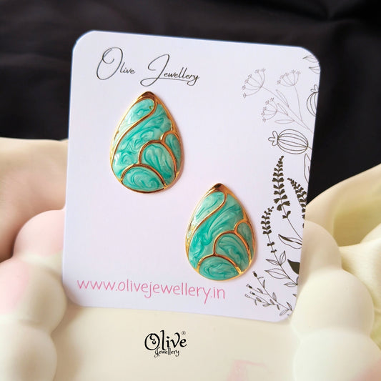 Enamel Earrings -1477