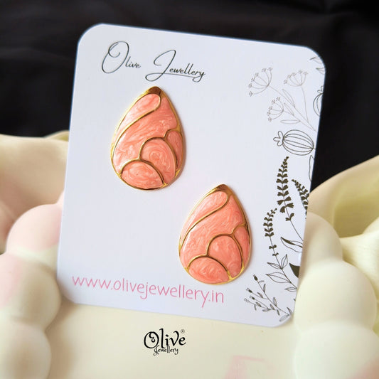 Enamel Earrings -1477