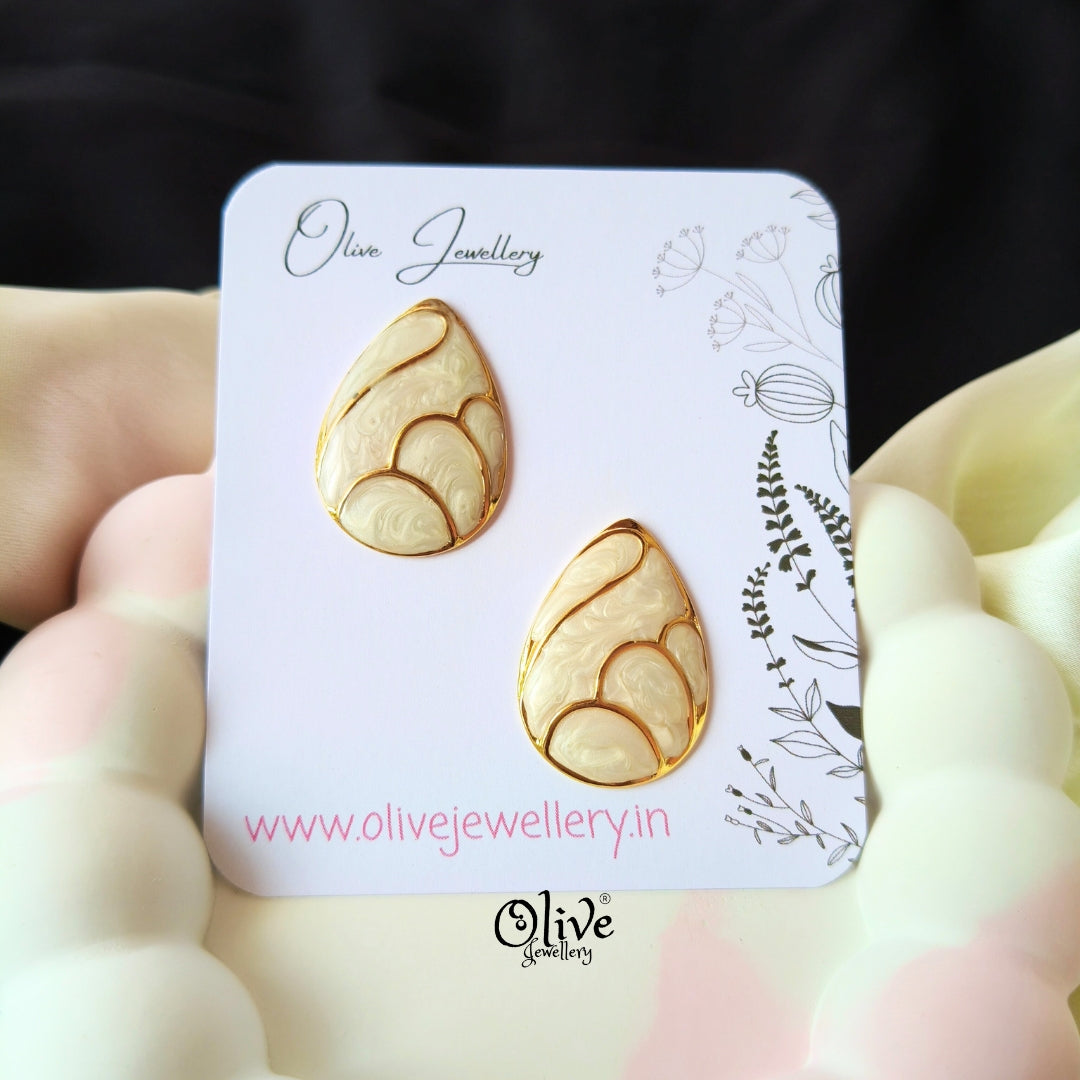 Enamel Earrings -1477