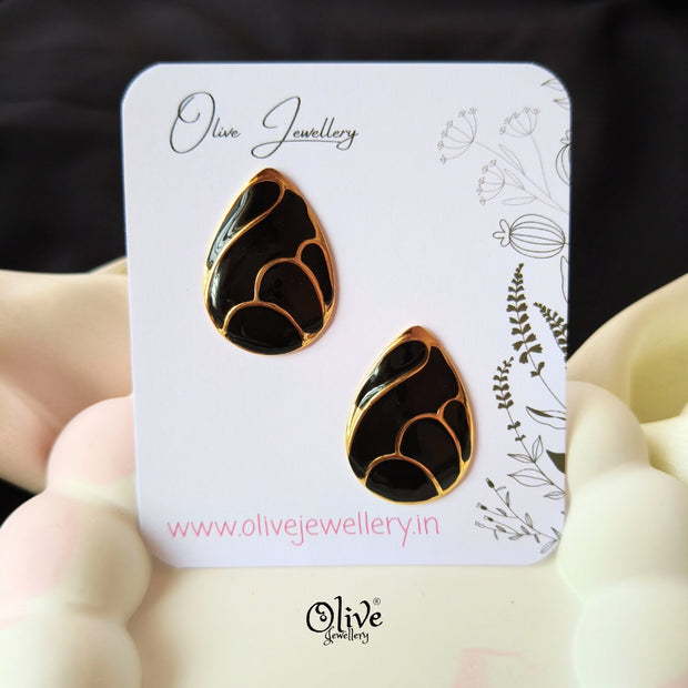 Enamel Earrings -1477