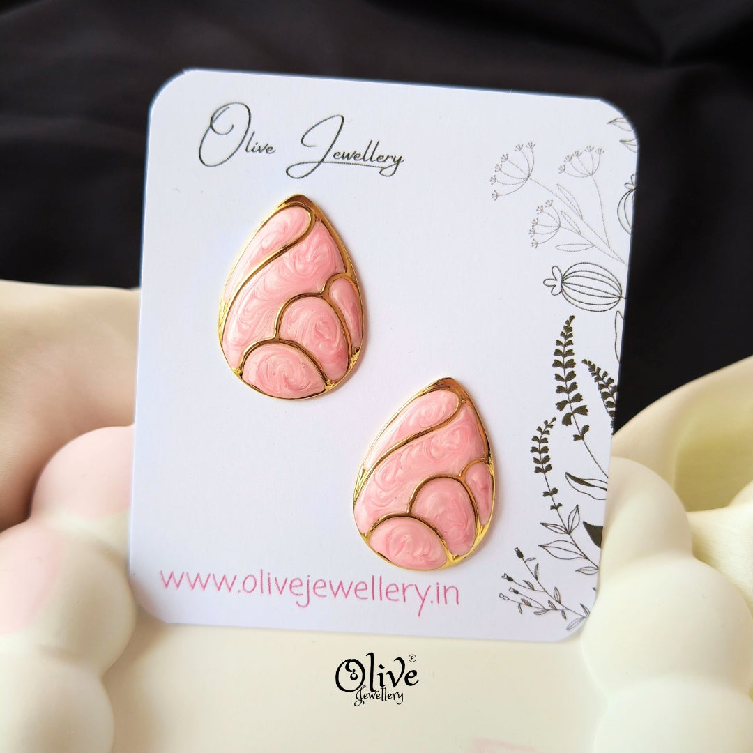 Enamel Earrings -1477