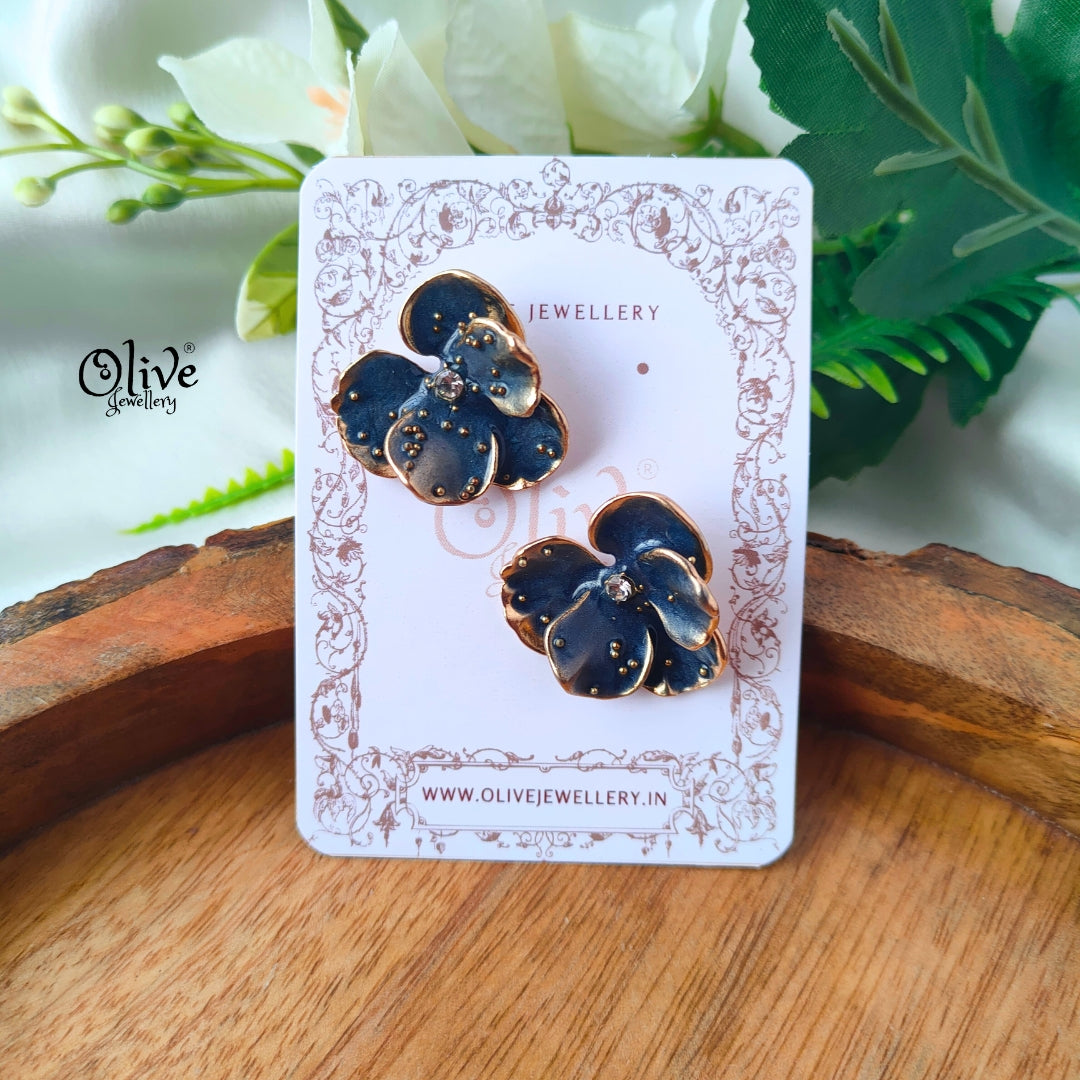 Enamel Earrings -1487