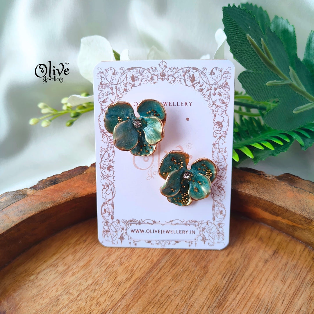 Enamel Earrings -1487