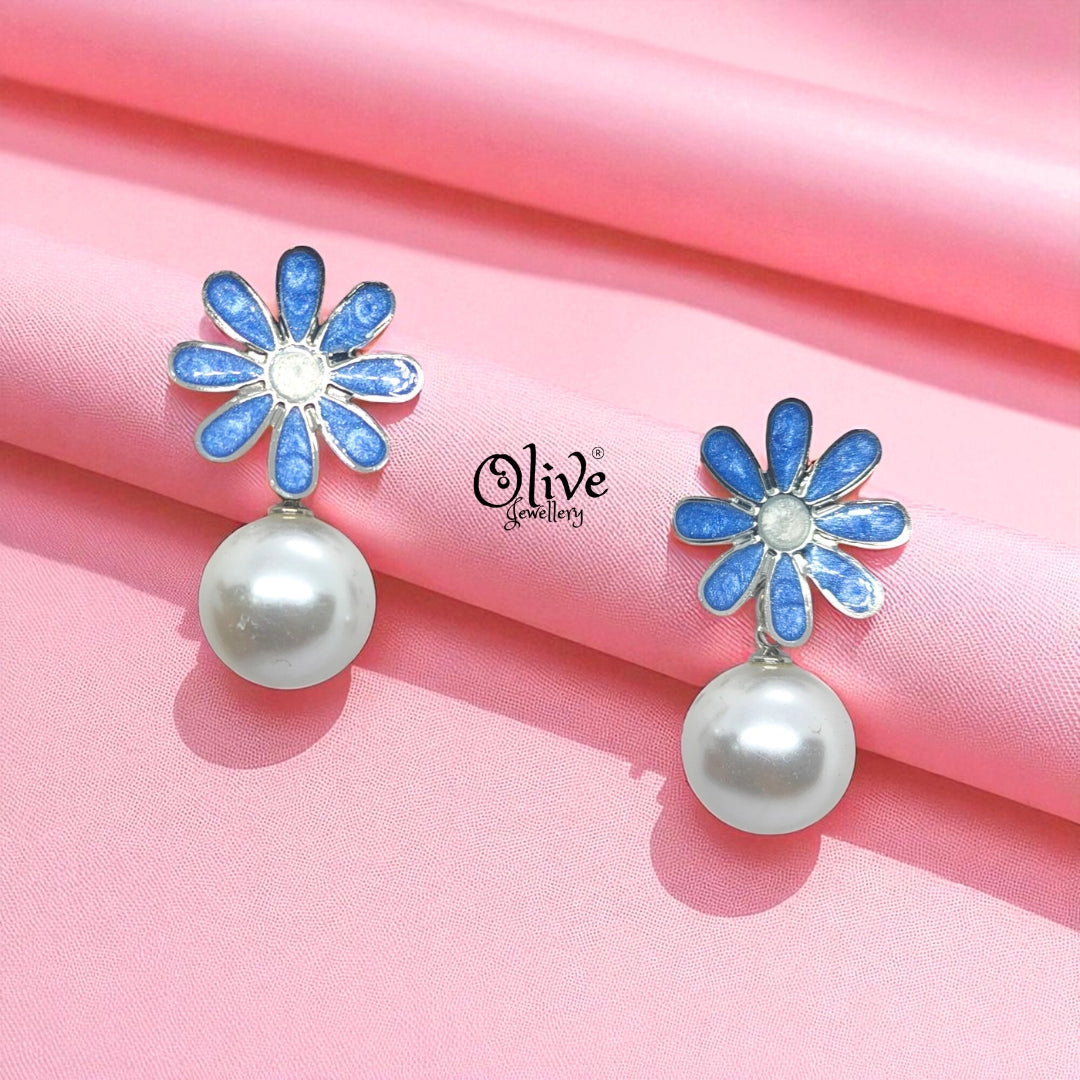 49 Collection Earrings - 254 - Silver Shade