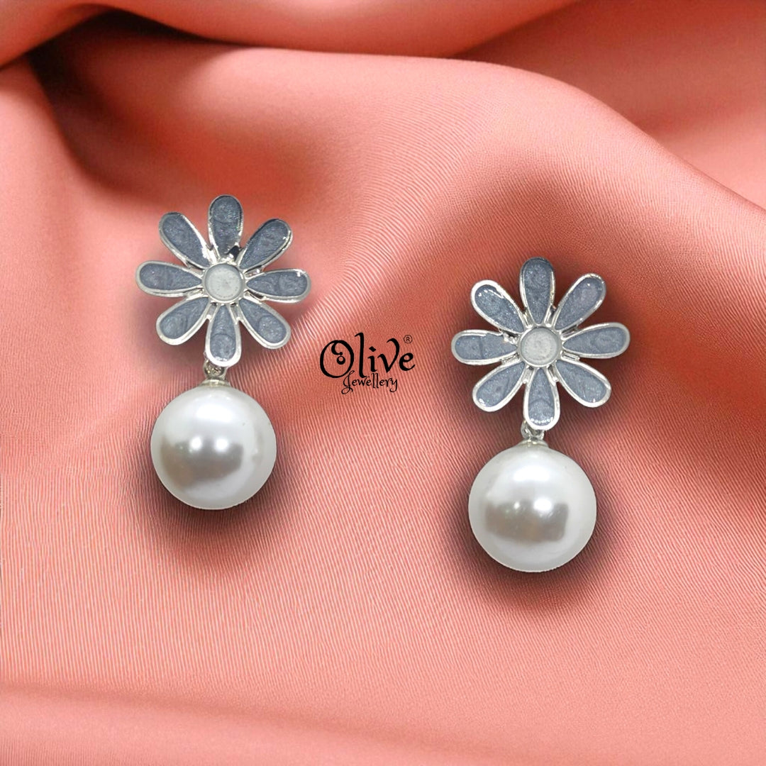 49 Collection Earrings - 254 - Silver Shade