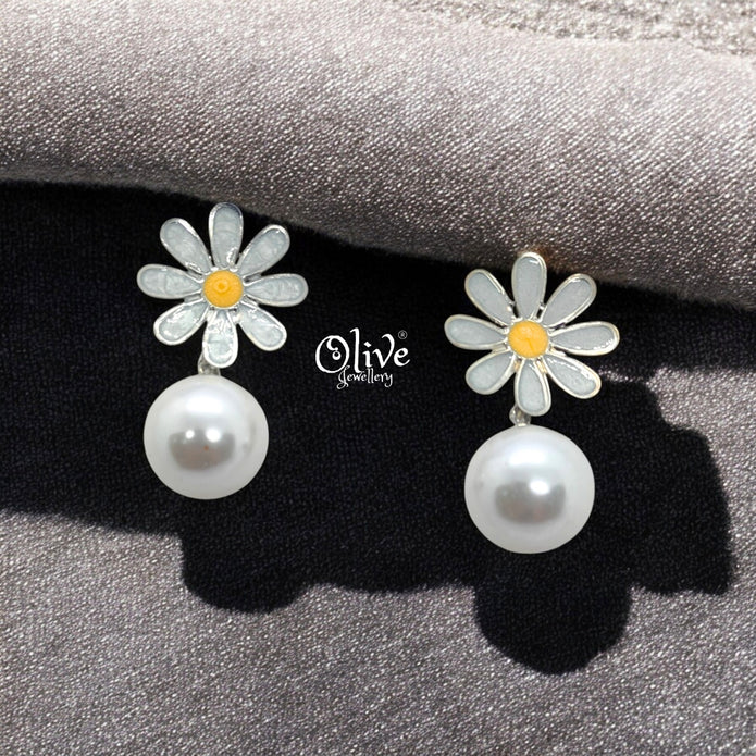 49 Collection Earrings - 254 - Silver Shade