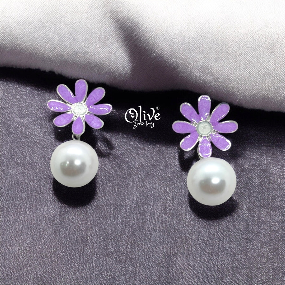 49 Collection Earrings - 254 - Silver Shade