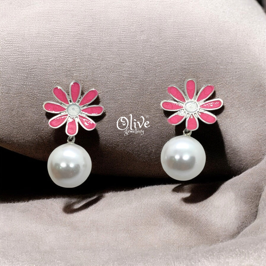 49 Collection Earrings - 254 - Silver Shade