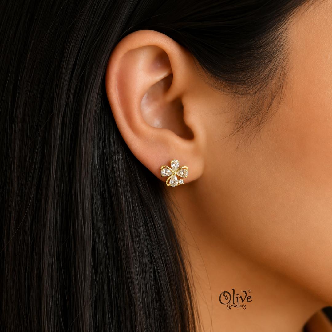 92.5 Silver Studs  -023