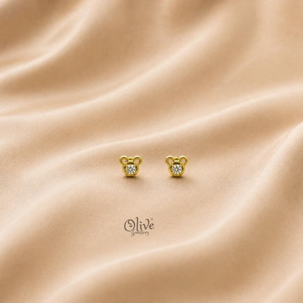 92.5 Silver Studs  -Mickey Mouse