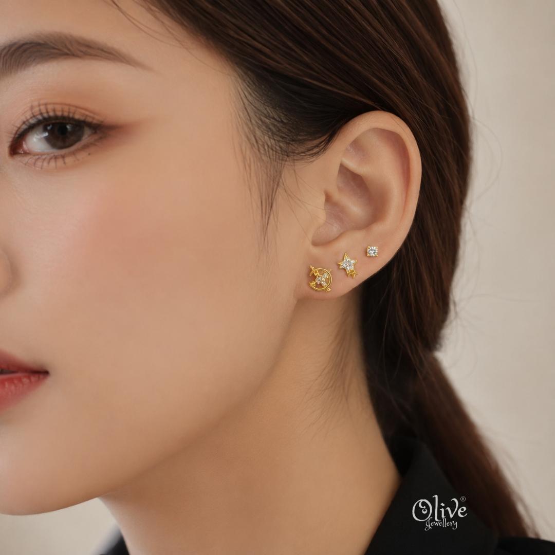 92.5 Silver  Studs -45