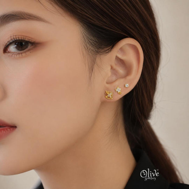 92.5 Silver  Studs -45