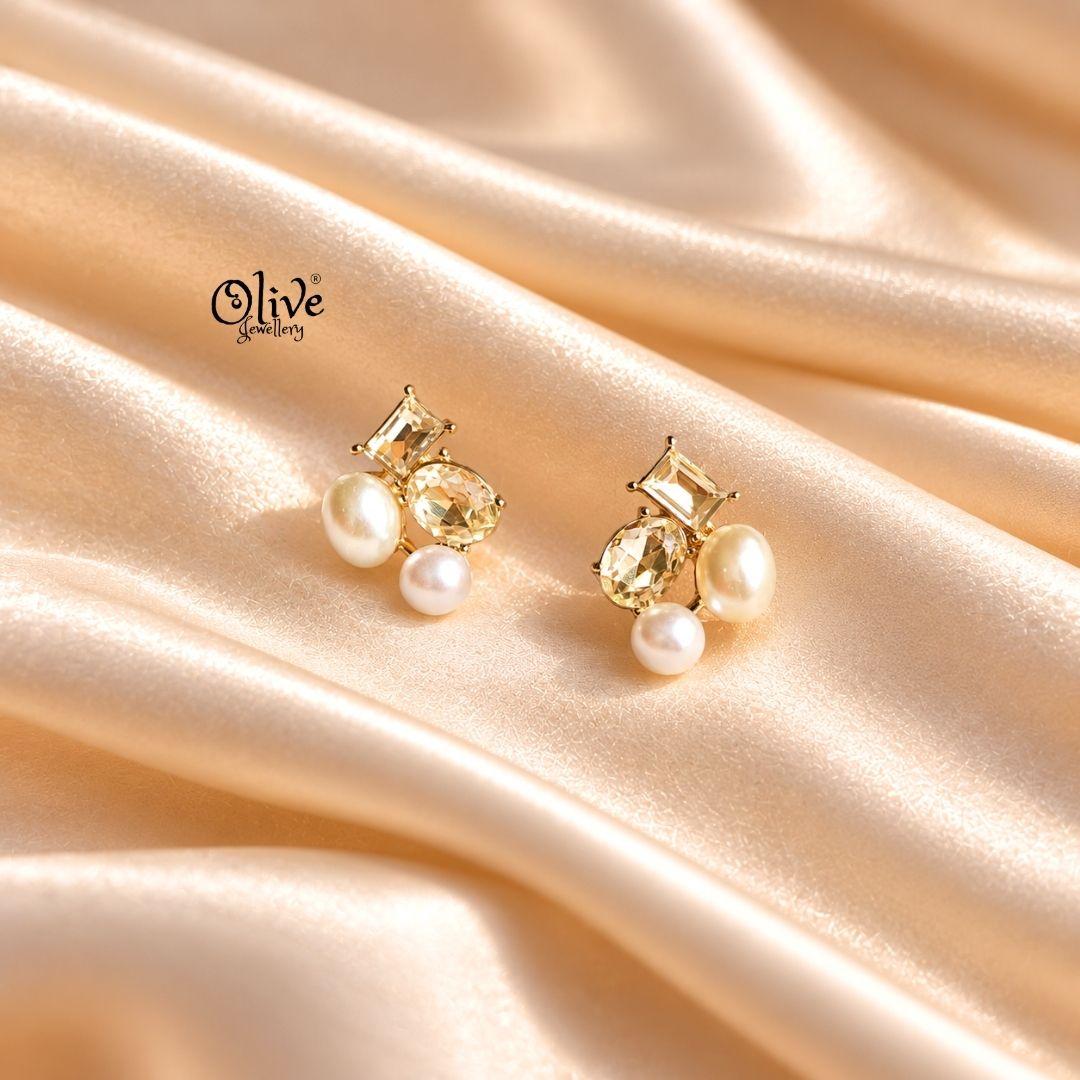 99 Collection Earrings -652 (Rose Gold)