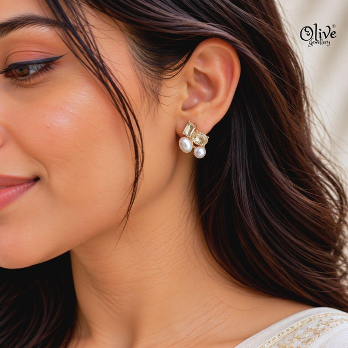 99 Collection Earrings -652 (Rose Gold)