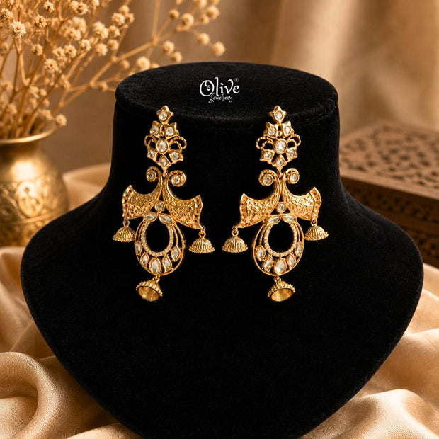 AD Earrings-126(Rose Gold)