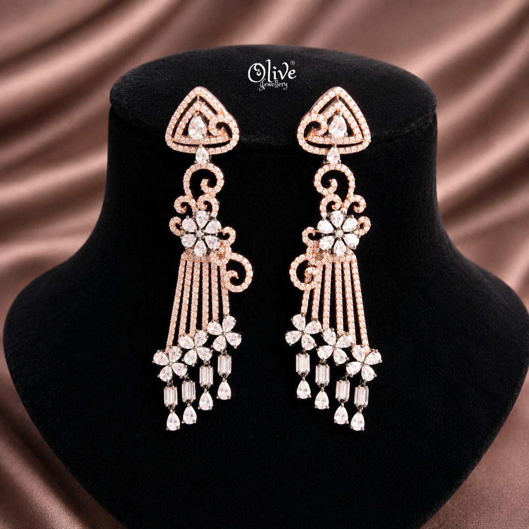 AD Black Polich Earrings-128