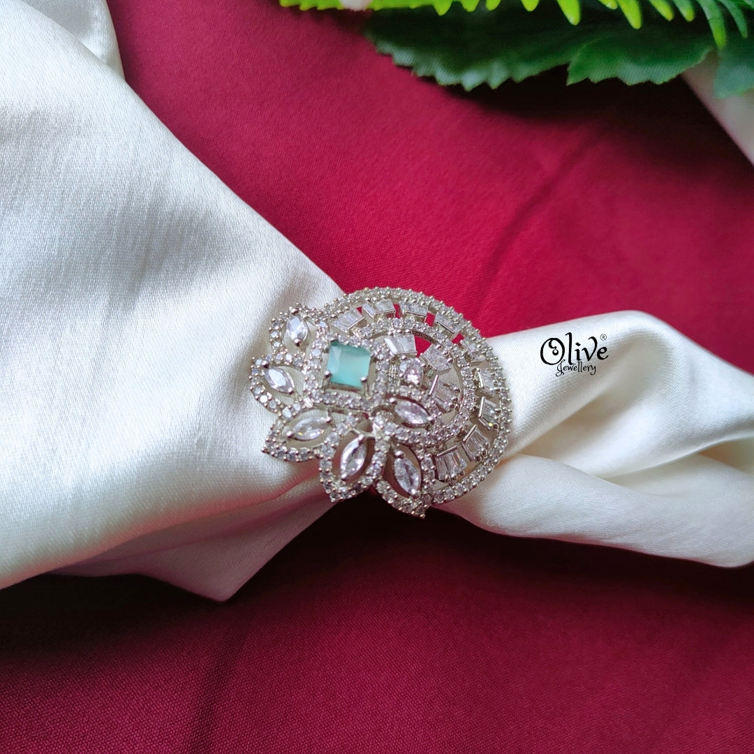 AD Finger Rings-038-Mint  Green