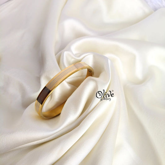 Anti-Tarnish-Mens-Kada - Dual Tone - 44