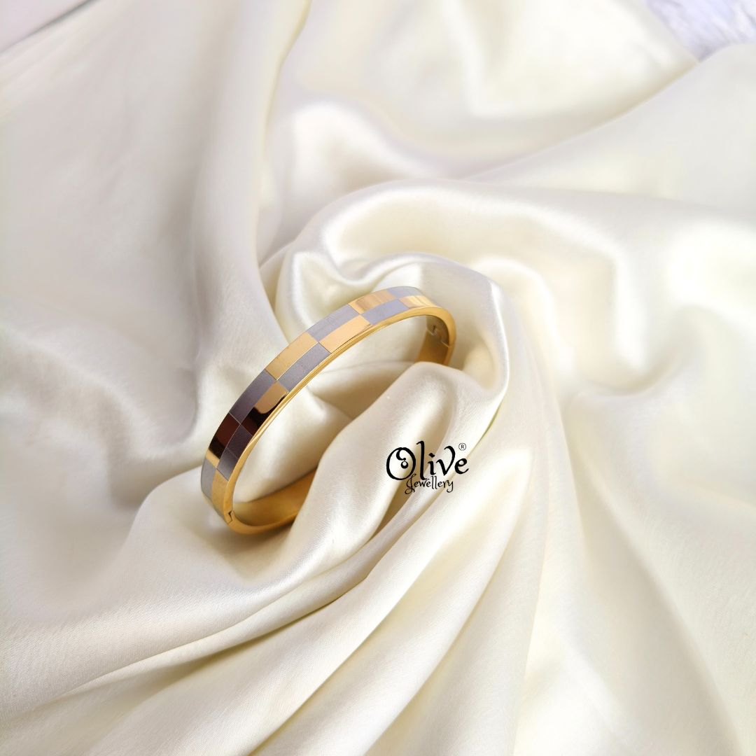 Anti-Tarnish-Mens-Kada - Dual Tone - 47