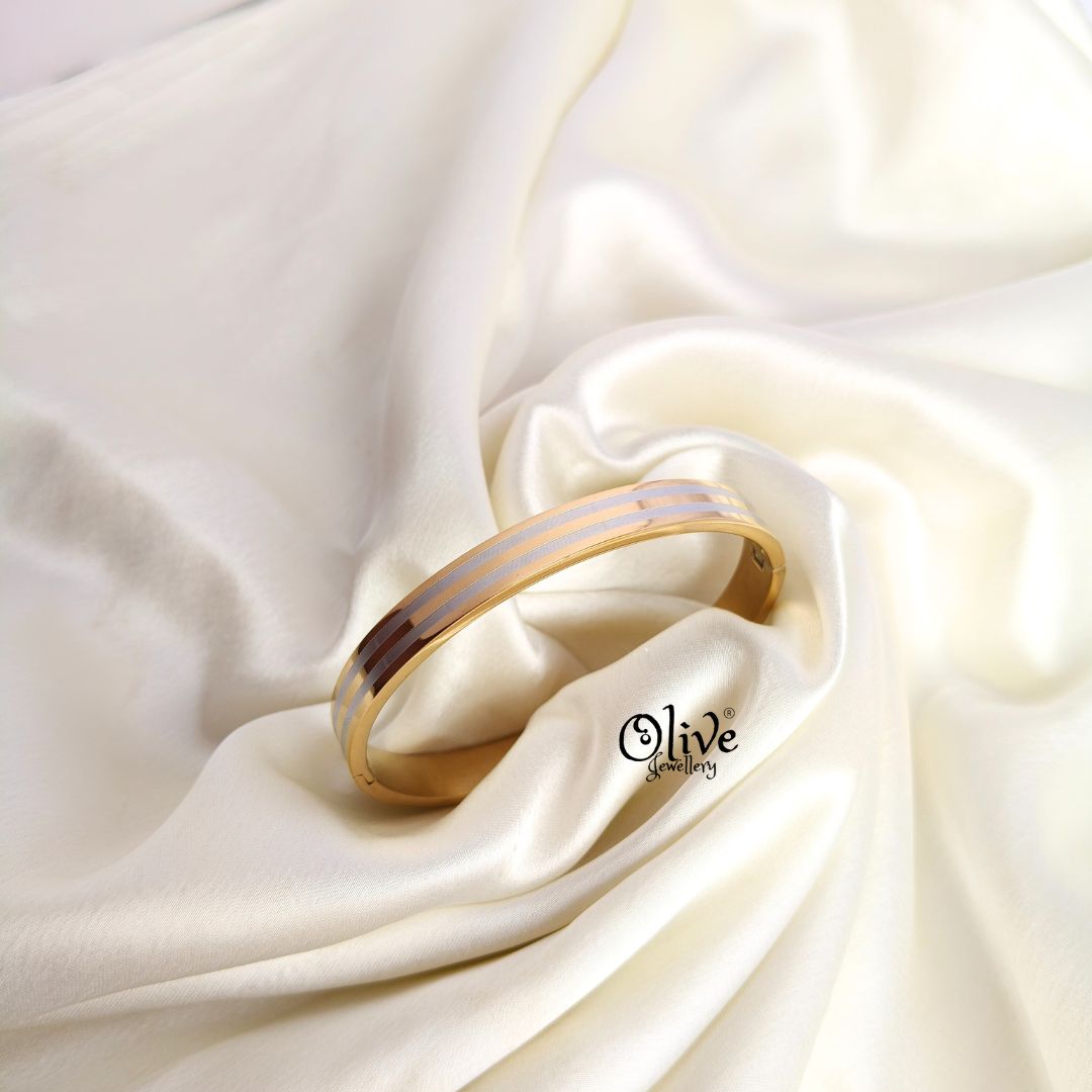 Anti-Tarnish-Mens-Kada - Dual Tone - 48