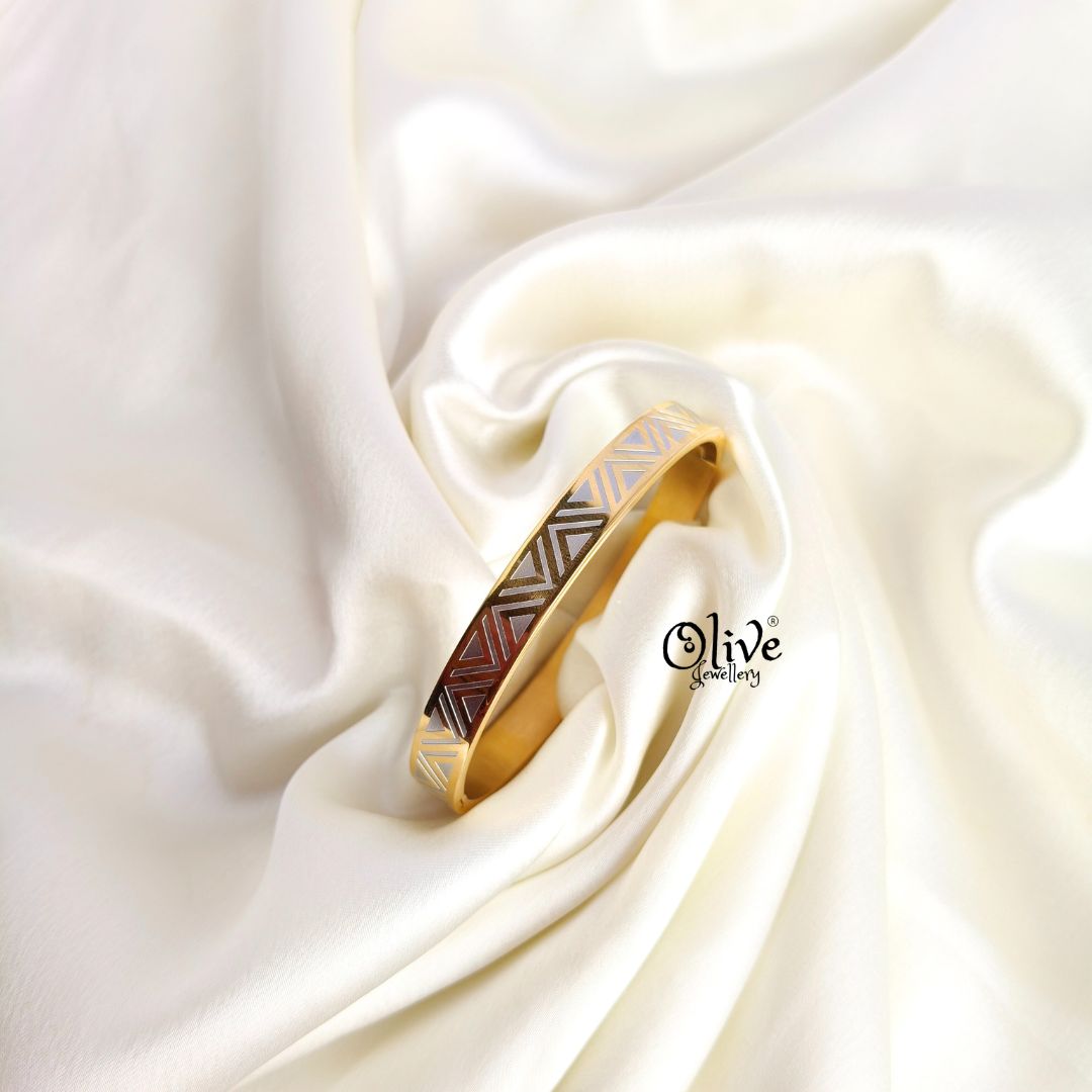 Anti-Tarnish-Mens-Kada - Dual Tone - 49