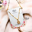SS Black Beads Chain - 17