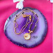 SS Black Beads Chain - 98( Gold Shade )