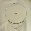 SS Black Beads Chain - 120( Gold Shade )