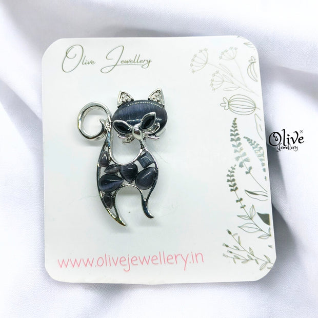 Black Cat Brooch