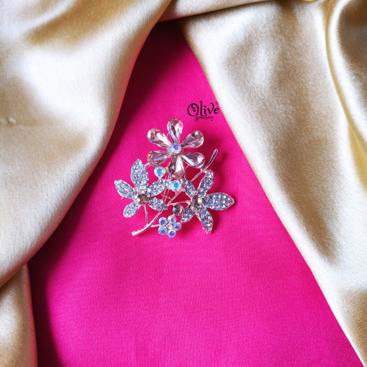 Brooch Collection  -225- 3Flowers