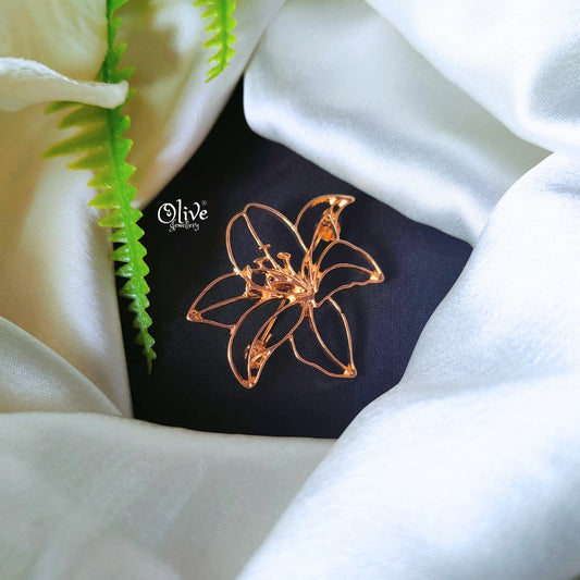 The Golden Rose Brooch