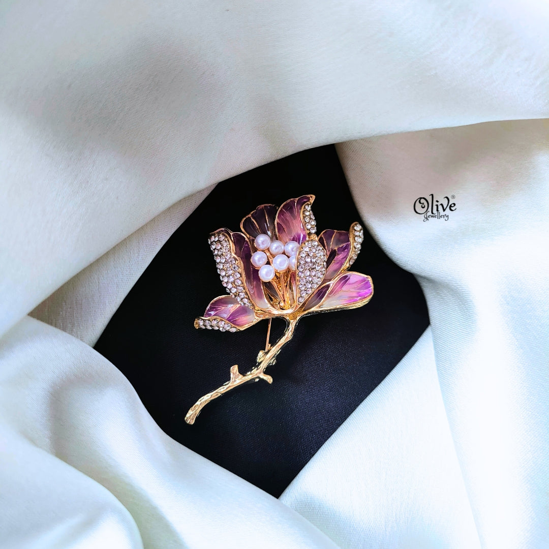 The Lilac Brooch