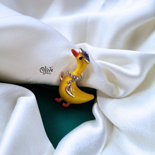 The Silly Duck Brooch