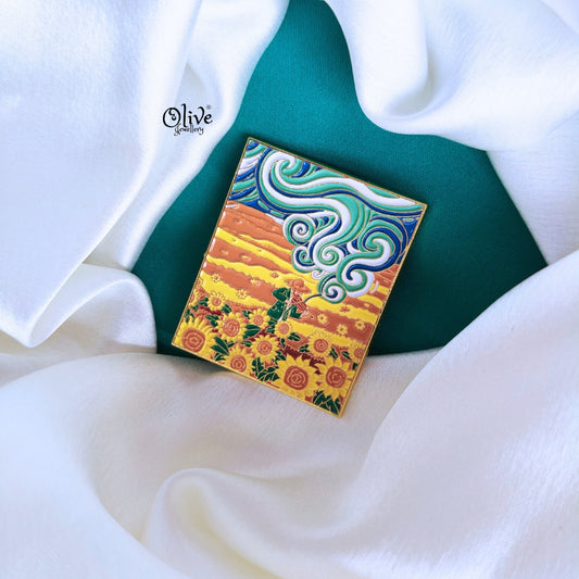 The Violinist Brooch