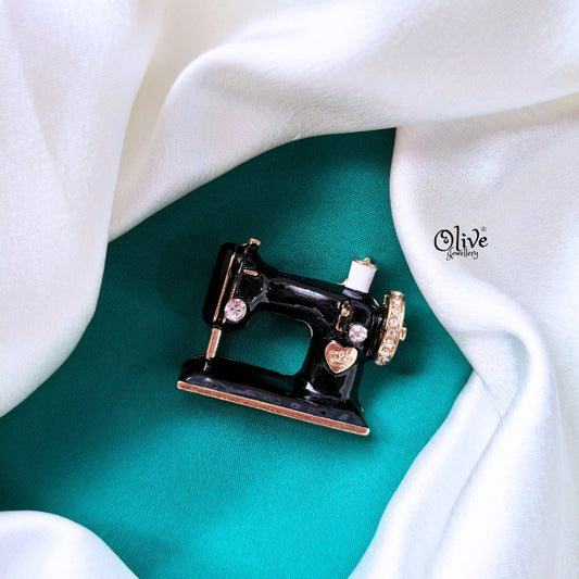 Sewing Machine Brooch