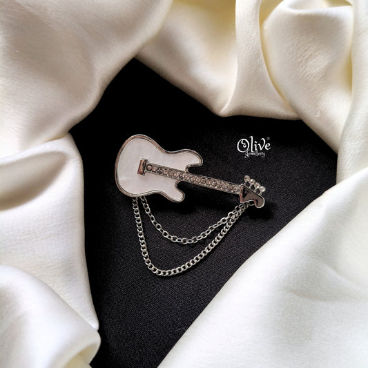 Guitar Brooch