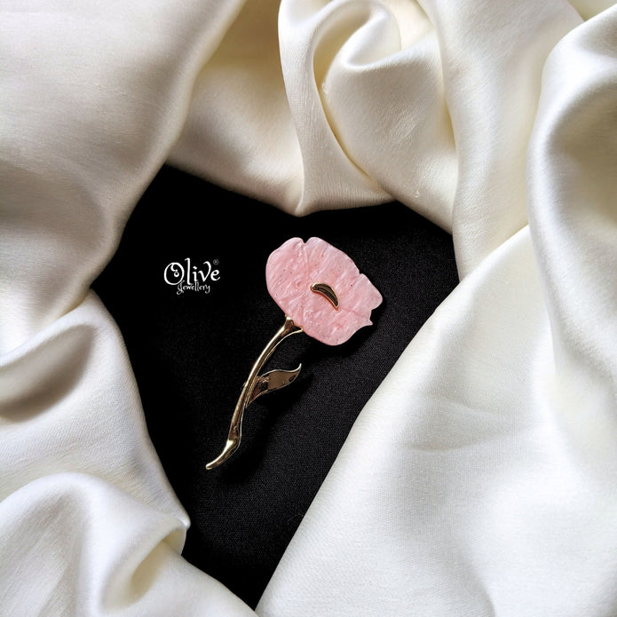 Resin Flower  Brooch