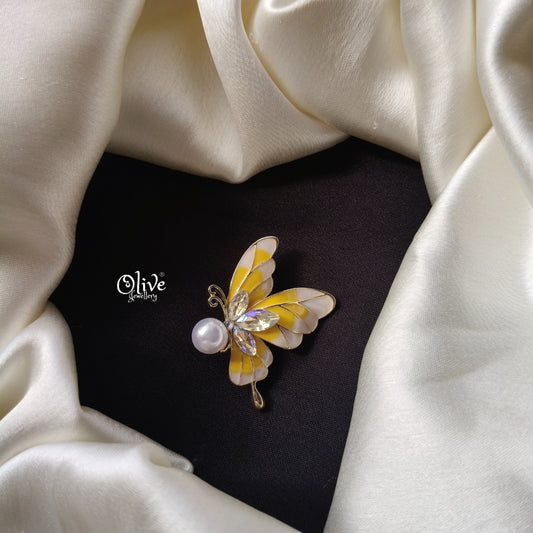 Double Shade Butterfly  Brooch